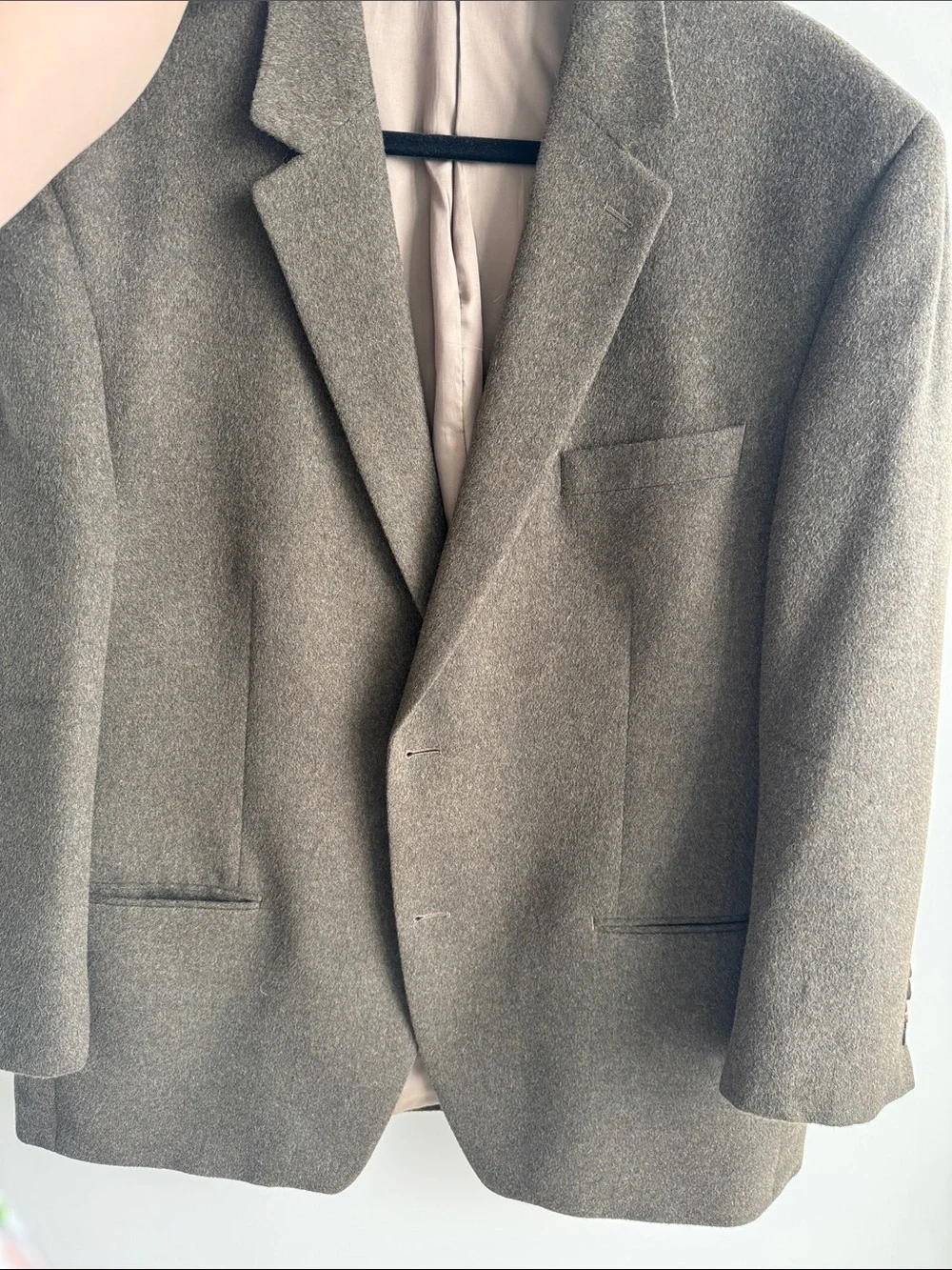 bill blass Olive-Tone Camel hair Sport Coat